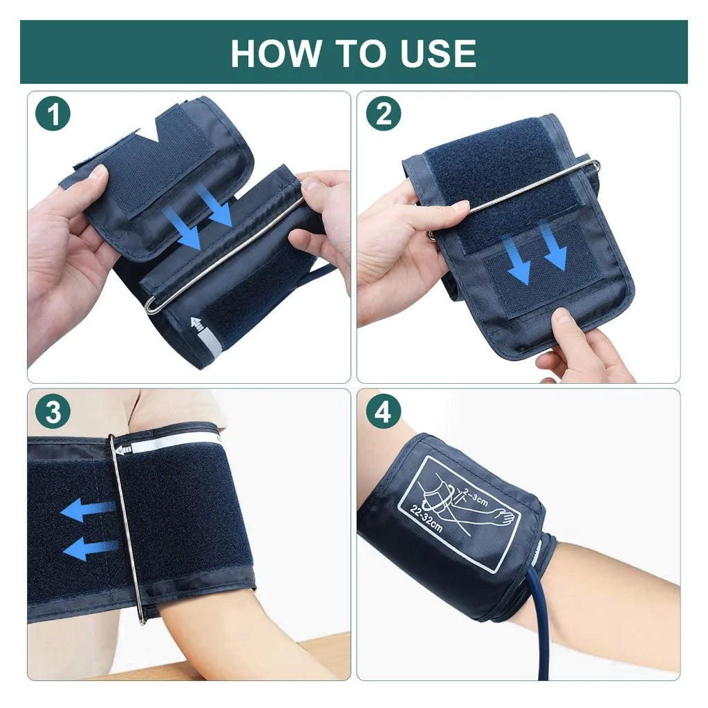 Voice Digital Arm Blood Pressure Meter Medical Pressure Tonometer Tensiometer Baumanometer Pulse Sphygmomanometer