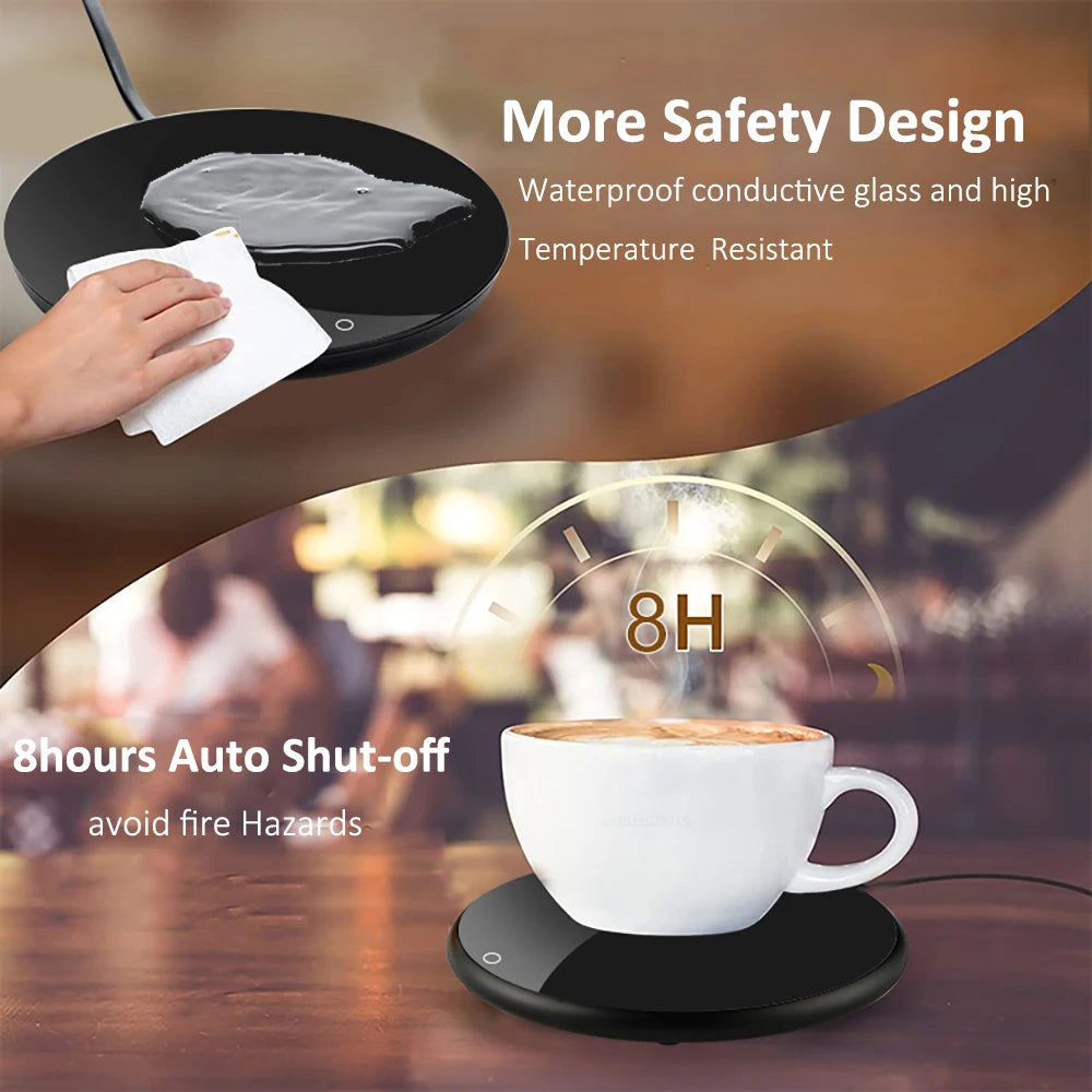 USB Mug Warmer: Electric Heating Coaster for Coffee, Tea, and Milk