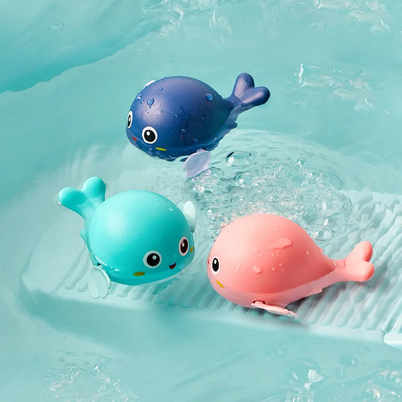 Baby Bath Toys: Clockwork Swimming Dolls for Fun Water Play in the Bathtub