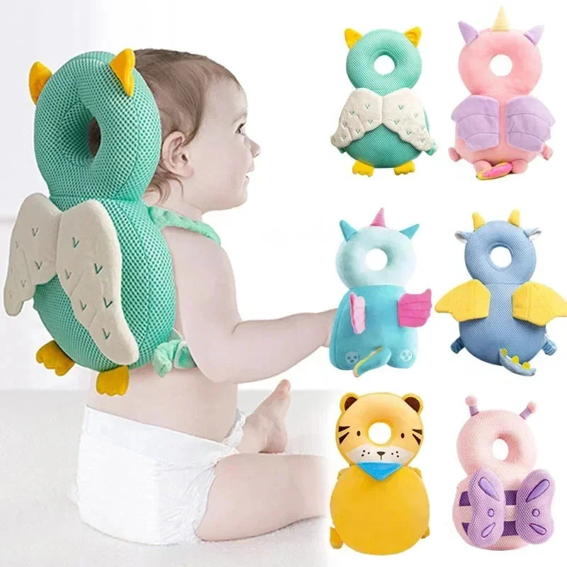 Toddler Head Protector Cushion: Cartoon Angel Bee Safety Pad for 1-3 Year Olds
