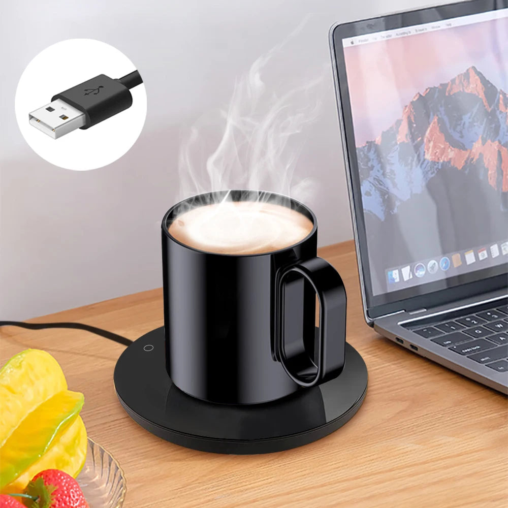 USB Mug Warmer: Electric Heating Coaster for Coffee, Tea, and Milk