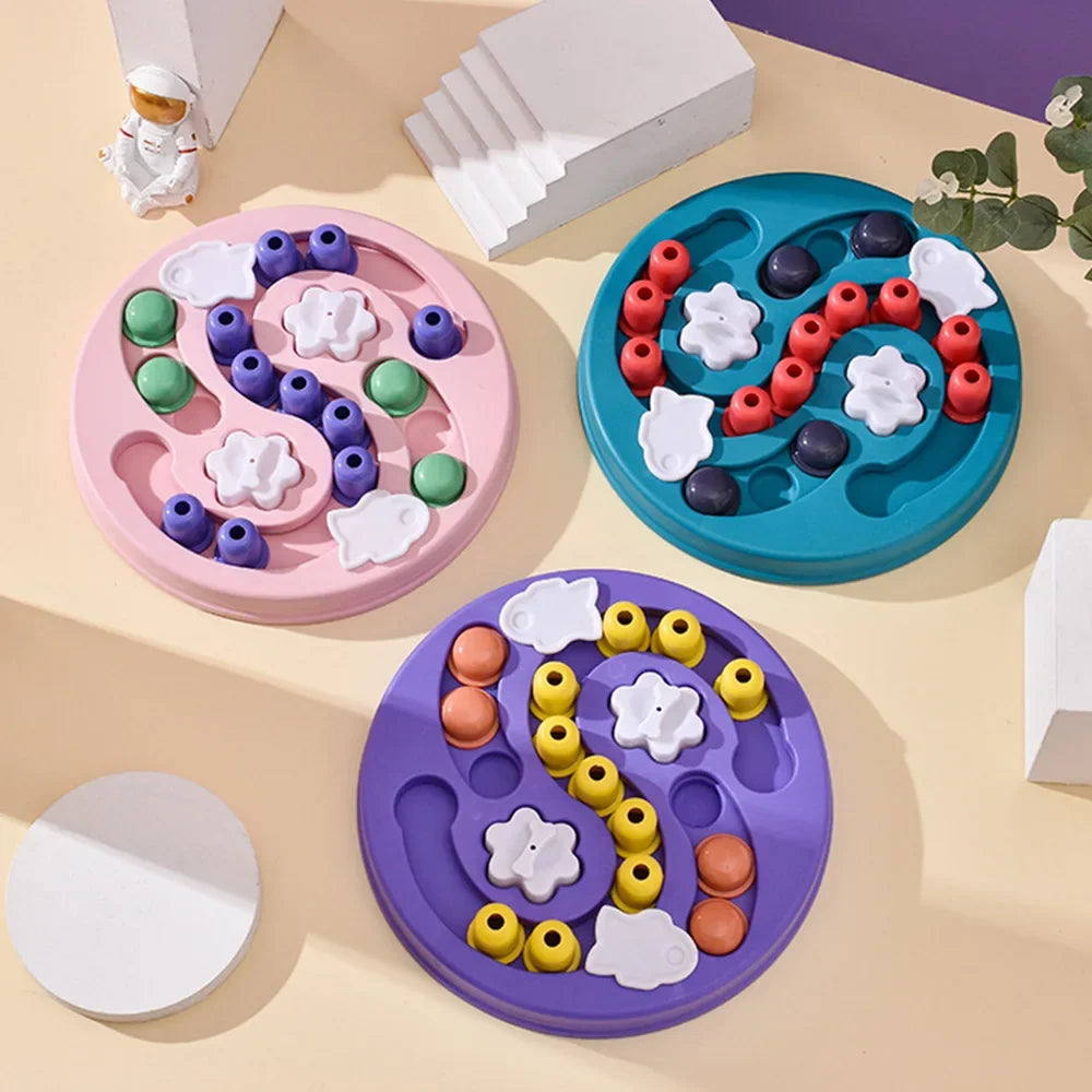 Pet Puzzle Toy: Slow Feeding Dog Bowl for Puppies - Interactive IQ Food Dispenser