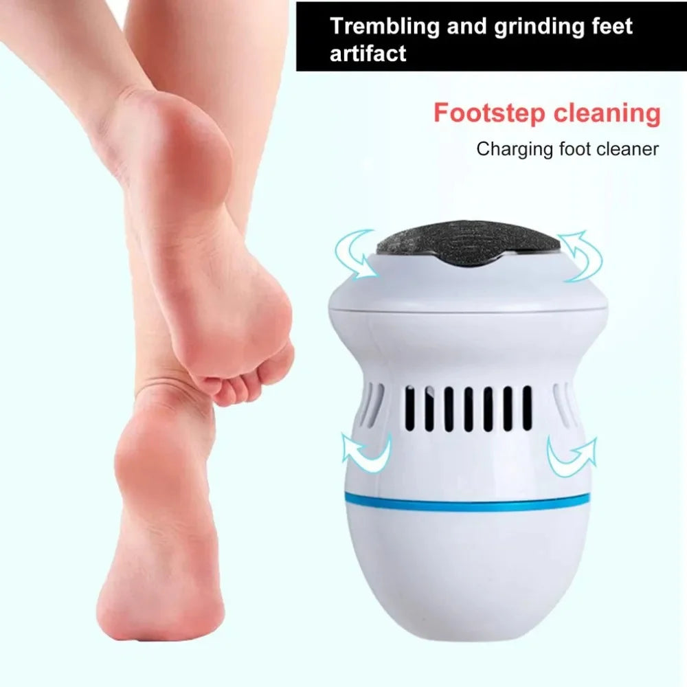 Rechargeable Electric Foot File: Professional Skin Trimmer for Pedicure and Foot Care