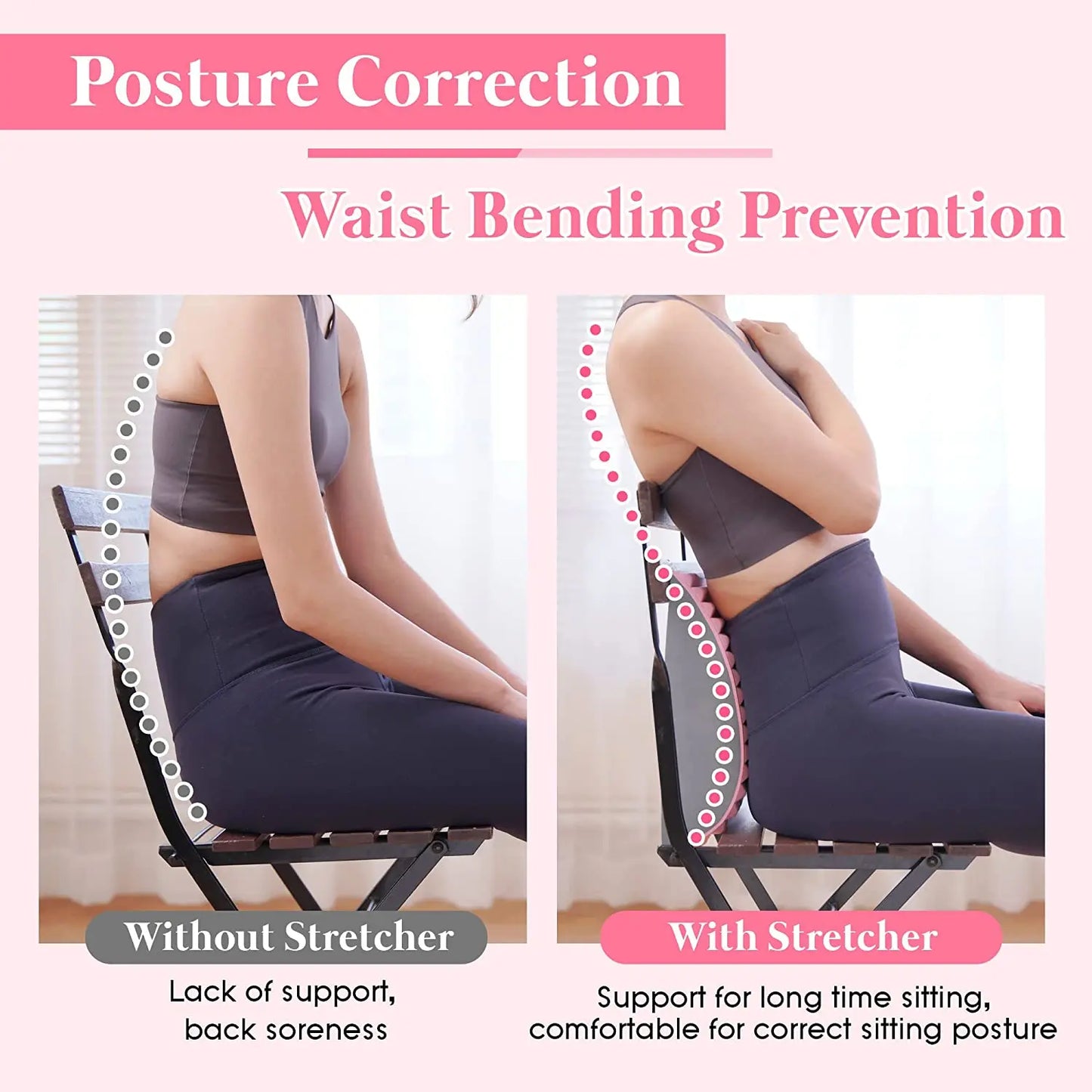 Chronic Back Pain Treatment: Stretcher Pillow for Lumbar Support and Neck Relief