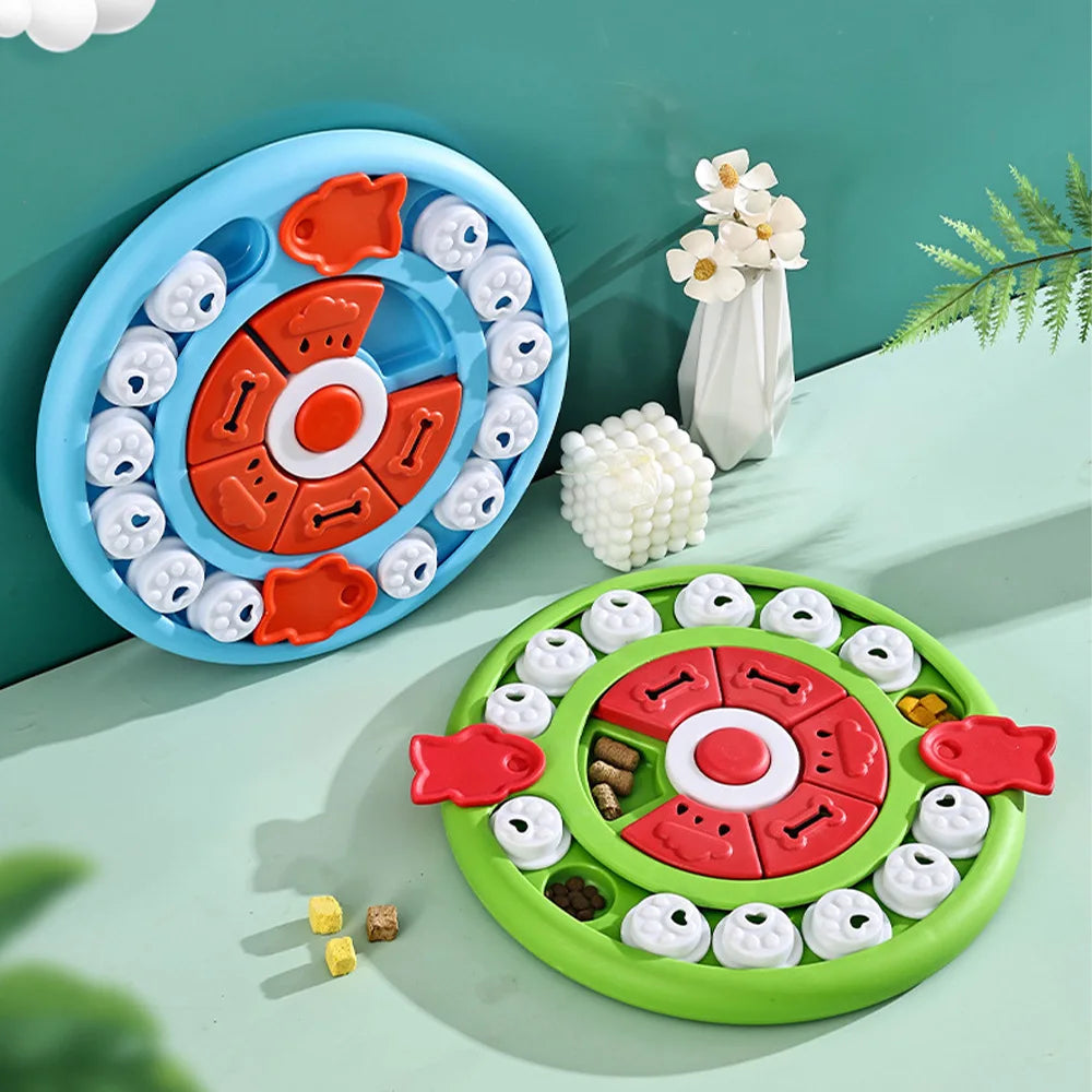 Pet Puzzle Toy: Slow Feeding Dog Bowl for Puppies - Interactive IQ Food Dispenser
