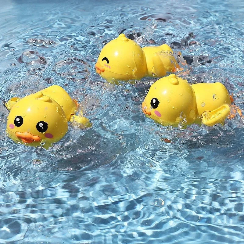 Baby Bath Toys: Clockwork Swimming Dolls for Fun Water Play in the Bathtub