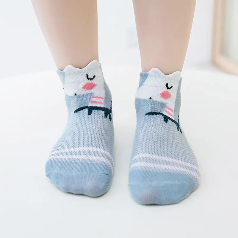 5 Pairs of Cute Infant Baby Socks