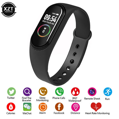 Digital Smartwatch: Bluetooth-Compatible Health Monitor with Blood Pressure and Heart Rate Tracking