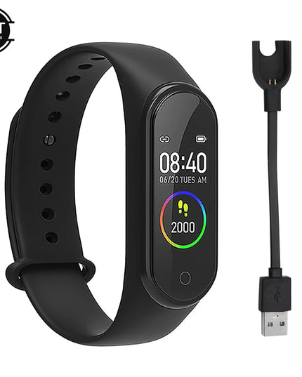 Digital Smartwatch: Bluetooth-Compatible Health Monitor with Blood Pressure and Heart Rate Tracking