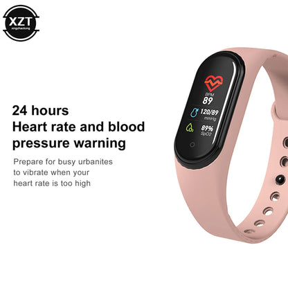 Digital Smartwatch: Bluetooth-Compatible Health Monitor with Blood Pressure and Heart Rate Tracking