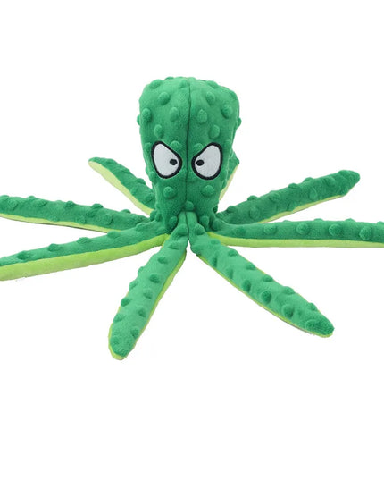 Interactive Plush Dog Toy: Voice Octopus Shell Puzzle for Teeth Cleaning and Chewing