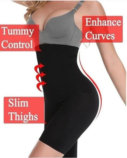 S-6XL Body Shaper: High Waist Slimming Underwear for Women with Tummy Control