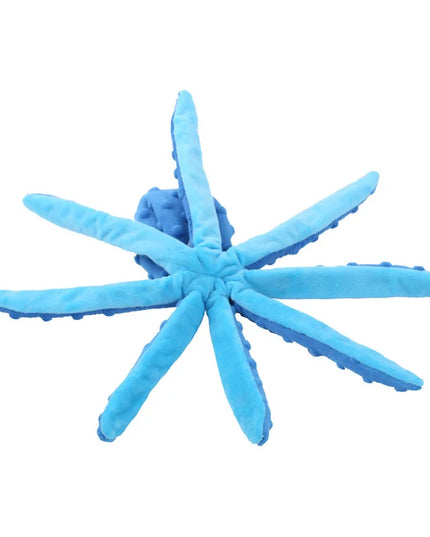 Interactive Plush Dog Toy: Voice Octopus Shell Puzzle for Teeth Cleaning and Chewing