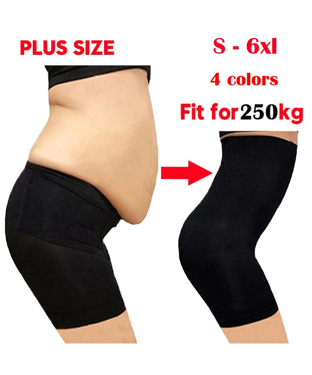 S-6XL Body Shaper: High Waist Slimming Underwear for Women with Tummy Control
