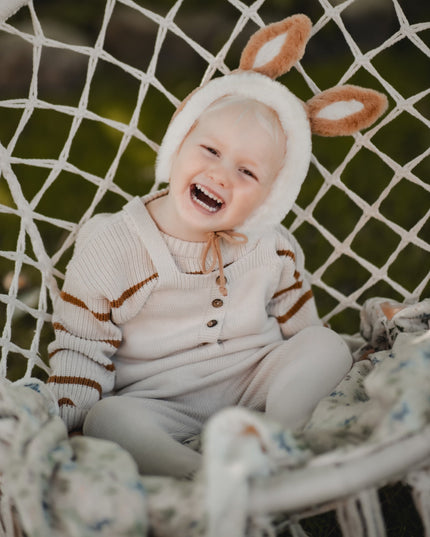 Jojo suspenders beige