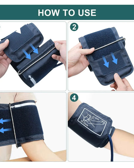Voice Digital Arm Blood Pressure Meter Medical Pressure Tonometer Tensiometer Baumanometer Pulse Sphygmomanometer