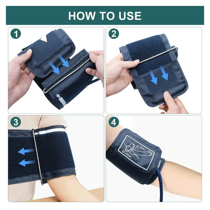 Voice Digital Arm Blood Pressure Meter Medical Pressure Tonometer Tensiometer Baumanometer Pulse Sphygmomanometer