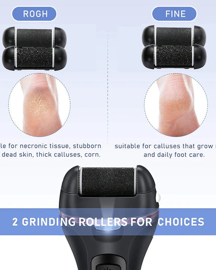 Professional Electric Foot Sandpaper File: Heels Grinding Tool for Dead Skin and Callus Removal