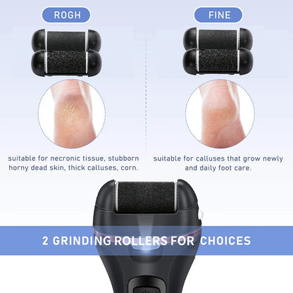 Professional Electric Foot Sandpaper File: Heels Grinding Tool for Dead Skin and Callus Removal