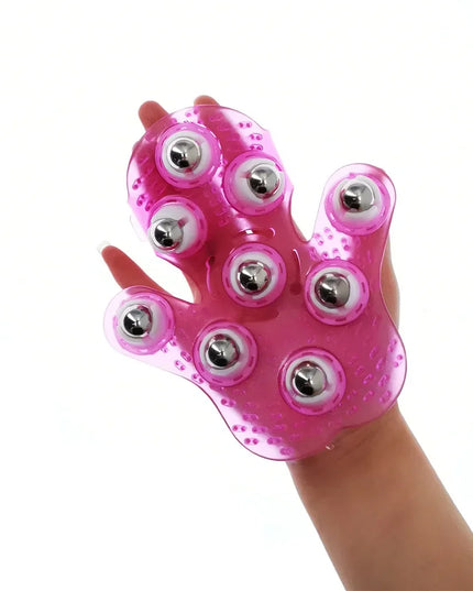Roller Ball Massage Glove: Anti-Cellulite Massager for Pain Relief and Relaxation