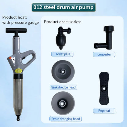 High-Pressure Toilet Pipe Dredger: Durable Stainless Steel Tool Set for Efficient Drain Cleaning