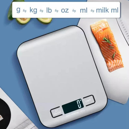 Electronic Kitchen Scale: 5kg/1g Weighing Tool with LED Display for Home, Food, and Jewelry