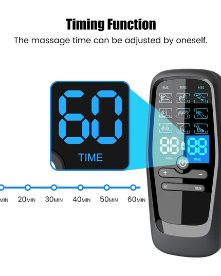 Electric Acupuncture Massager: Rechargeable Full-Body EMS Muscle Stimulator and Tens Unit