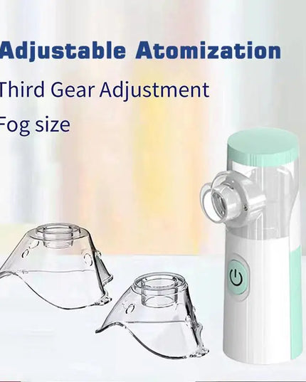 Portable Outdoor Nebulizer: Silent Mesh Mini Inhaler for Asthma Relief in Kids and Adults