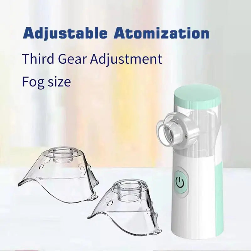 Portable Outdoor Nebulizer: Silent Mesh Mini Inhaler for Asthma Relief in Kids and Adults