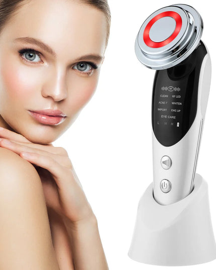 Multifunctional EMS Microcurrent Face Lifting & LED Skin Rejuvenation Massager