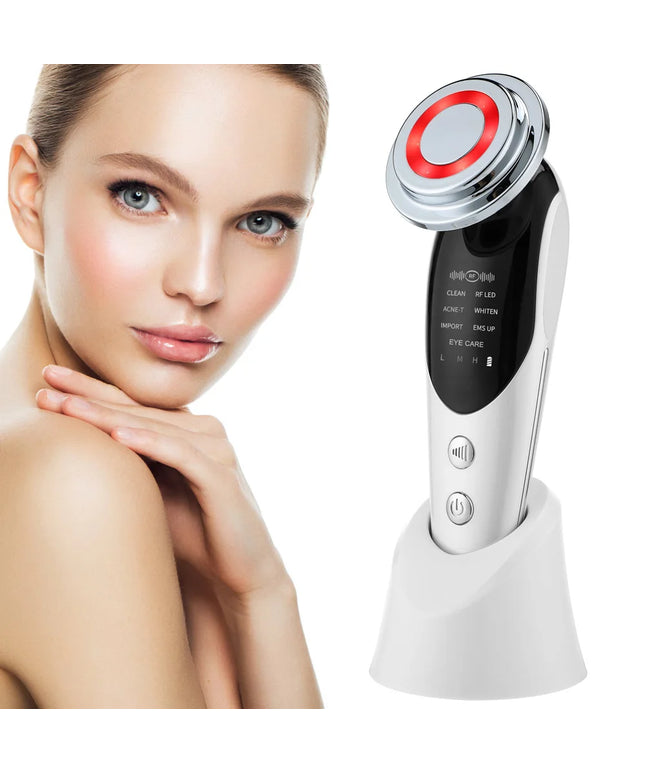 Multifunctional EMS Microcurrent Face Lifting & LED Skin Rejuvenation Massager