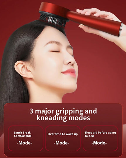 Electric Vibration Massage Comb: Red Light Therapy for Hair Growth and Scalp Care