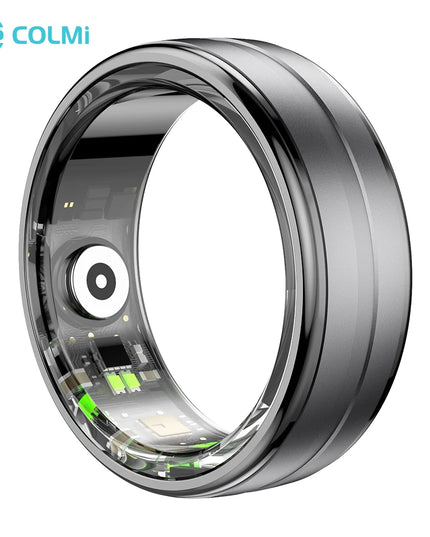 Heart Rate and Blood Oxygen Monitoring Smart Ring: Waterproof (IP68 & 5ATM) for Active Lifestyles