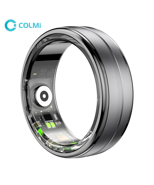 Heart Rate and Blood Oxygen Monitoring Smart Ring: Waterproof (IP68 & 5ATM) for Active Lifestyles
