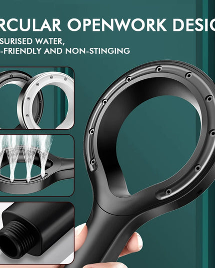 High Pressure Shower Head: Big Panel Booster Mixer for Relaxing Bathroom Spa