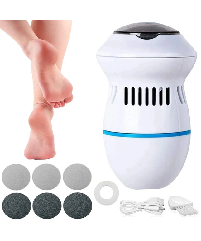 Rechargeable Electric Foot File: Professional Skin Trimmer for Pedicure and Foot Care
