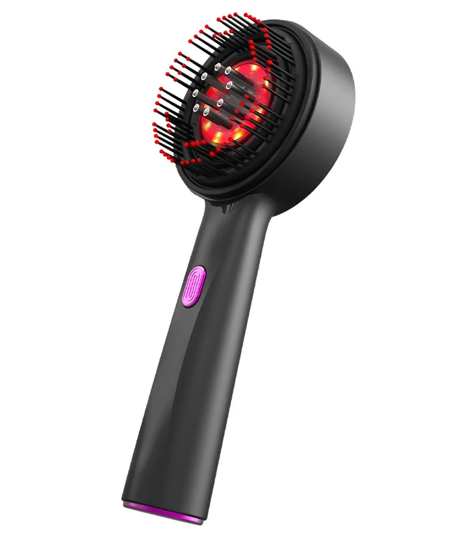 Electric Vibration Massage Comb: Red Light Therapy for Hair Growth and Scalp Care