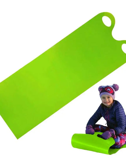 Lightweight Snow Sled: Roll-Up Design with Handle for Easy Transport