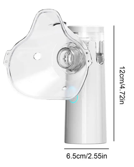 Portable Outdoor Nebulizer: Silent Mesh Mini Inhaler for Asthma Relief in Kids and Adults