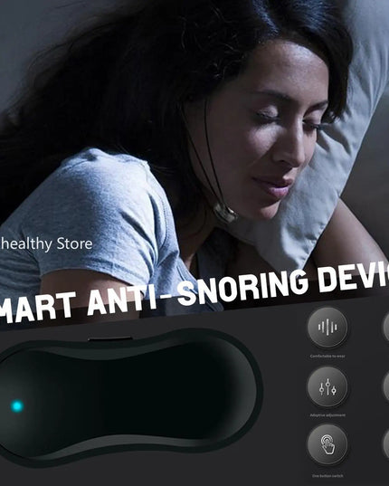 Smart Anti-Snoring Device: Portable USB Noise Reduction Muscle Stimulator for Better Sleep