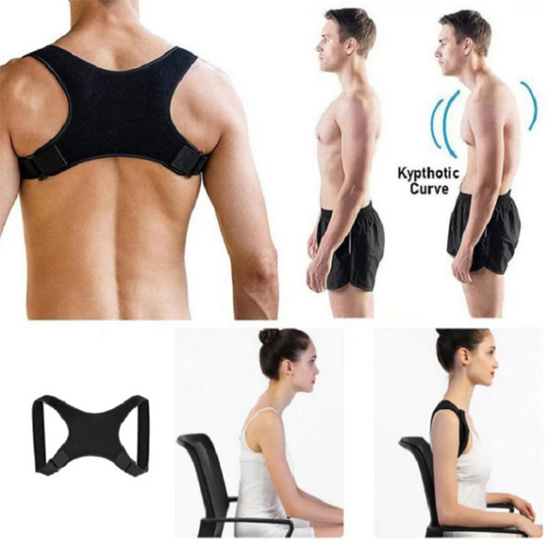 Posture Corrector Back Brace: Adjustable Shoulder Support for Improved Back Health