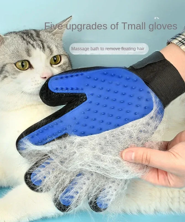 8-Piece Pet Grooming Set: Hair Removal Comb, Flea Comb, Shampoo Brush, Nail Clippers, and Toothbrush
