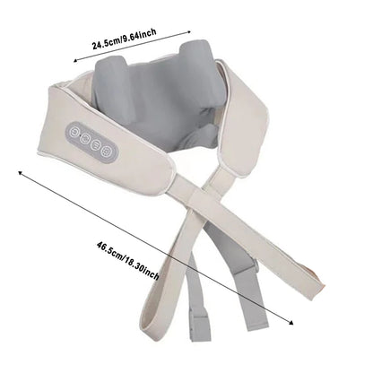Multi-Functional U-Shaped Kneading Massage Cape: Cervical Spine and Shoulder Massager