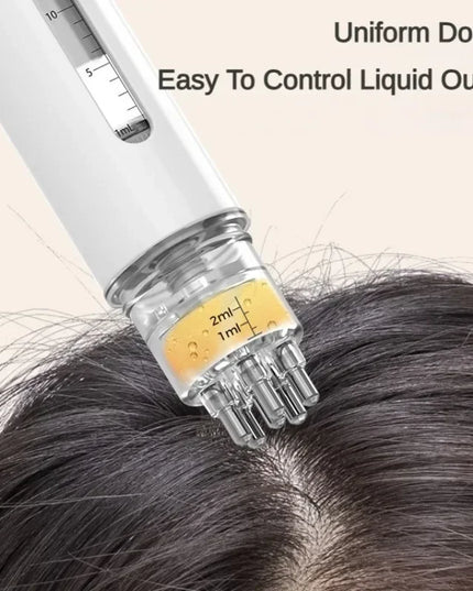 Scalp Care Liquid Comb: Portable Massage Applicator for Hair Nourishment and Relaxation