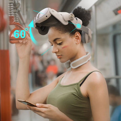 Replaceable Adjustable Head Strap for Meta Quest 3: Improve Comfort for VR Experiences