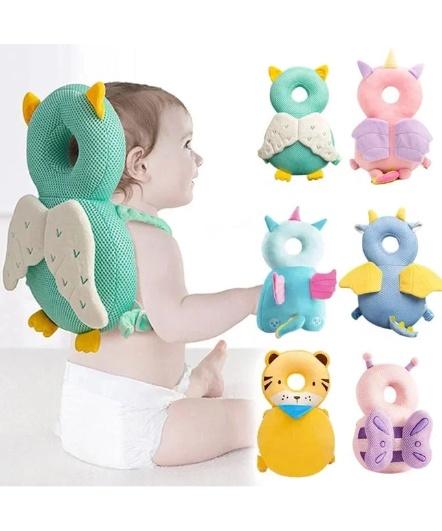 Toddler Head Protector Cushion: Cartoon Angel Bee Safety Pad for 1-3 Year Olds