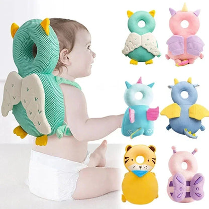 Toddler Head Protector Cushion: Cartoon Angel Bee Safety Pad for 1-3 Year Olds