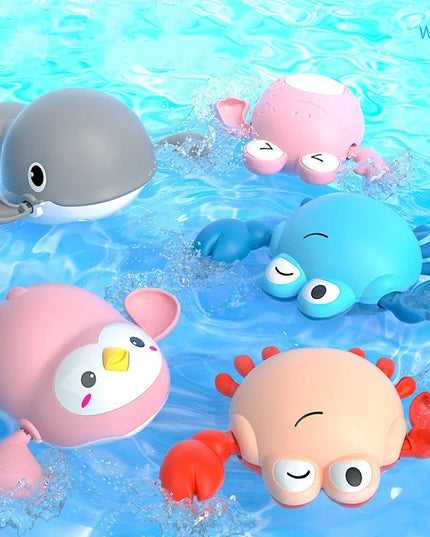 Baby Bath Toys: Clockwork Swimming Dolls for Fun Water Play in the Bathtub