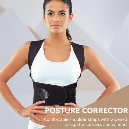 Adjustable Back Posture Corrector Brace: Breathable Support for Kids, and Adults