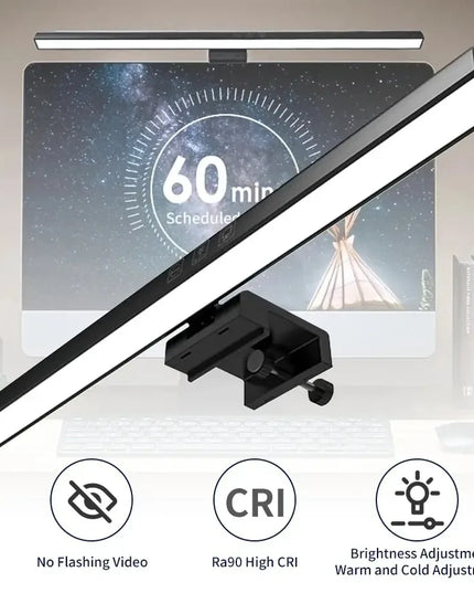 33cm/50cm LED Monitor Light Bar: Adjustable Screen Light for Reading and Work